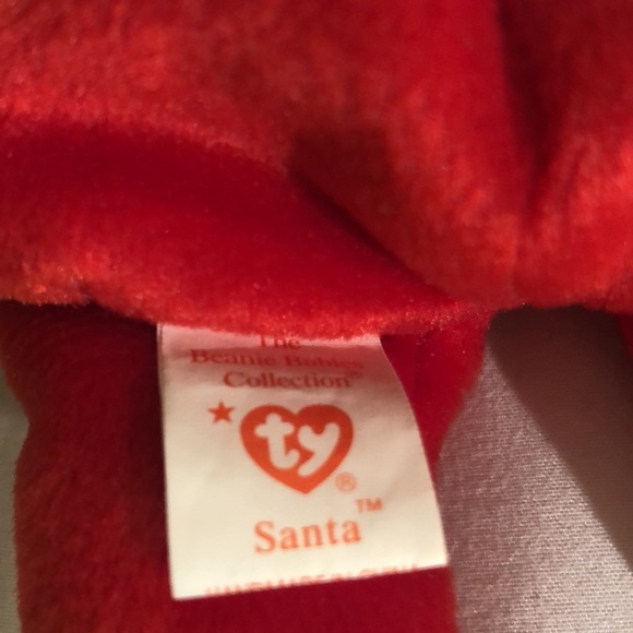 “Santa” TY Beanie Baby, Red Santa, Vintage Collectible, #4 out of 4 - Picture 11 of 13